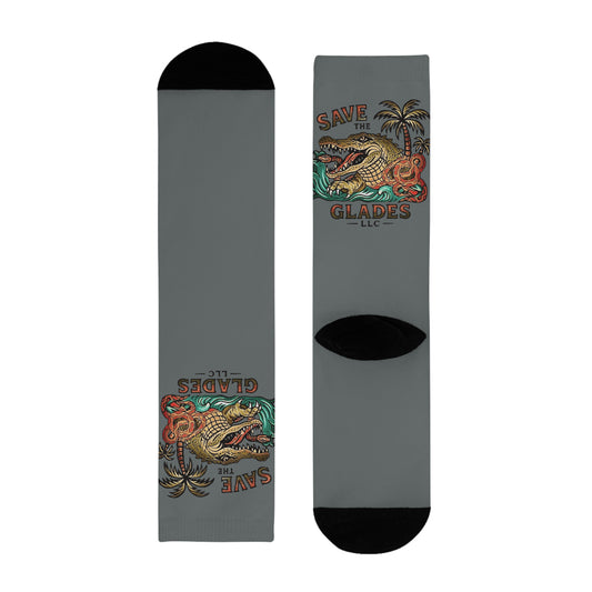 Sublimation Crew Socks - Fun Gifts for Nature Lovers, Wildlife Enthusiasts, Casual Wear, Unique Accessory, Personalized Sock Designs