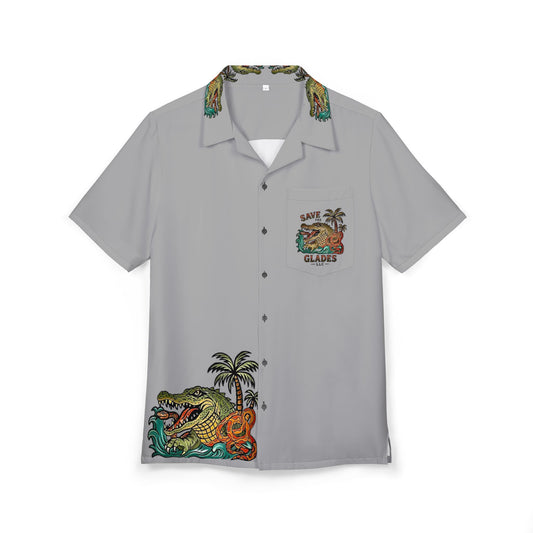 Tropical Unisex Button-Down Shirt, Summer Fashion, Beach Party Wear, Hawaiian Aloha Shirt, Vacation Apparel, Casual Summer Outfit