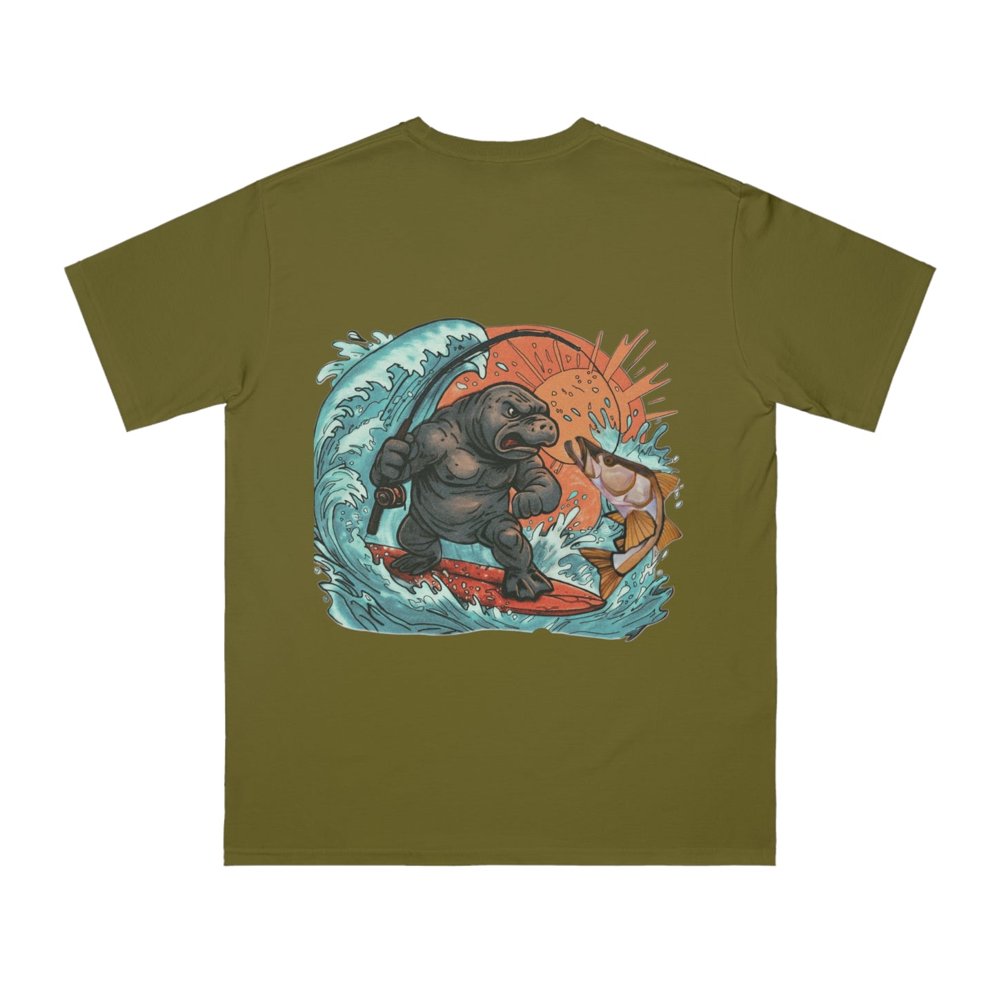 Surf-Inspired Organic T-Shirt for Adventure Lovers | Unisex Tee, Summer Apparel, Beachwear, Gift for Surfers, Trendy Graphic Shirt