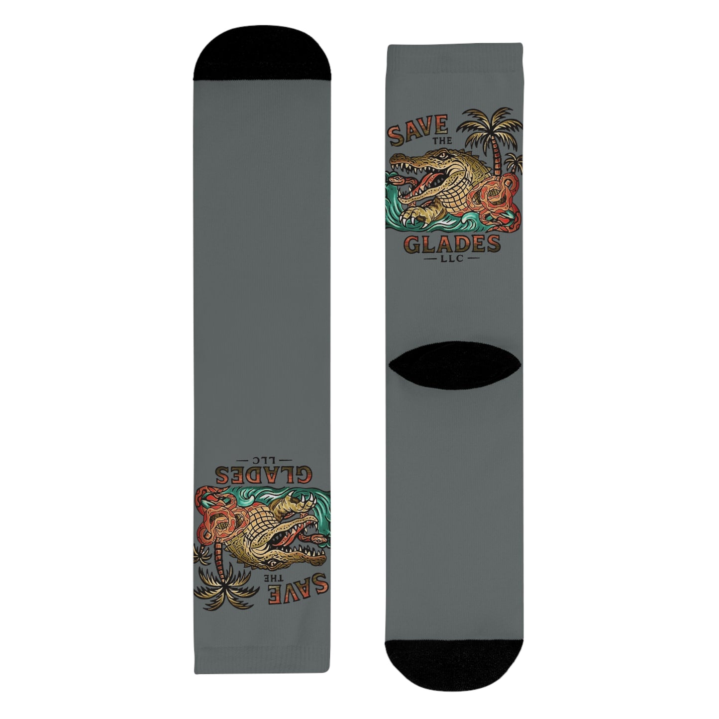 Sublimation Crew Socks - Fun Gifts for Nature Lovers, Wildlife Enthusiasts, Casual Wear, Unique Accessory, Personalized Sock Designs