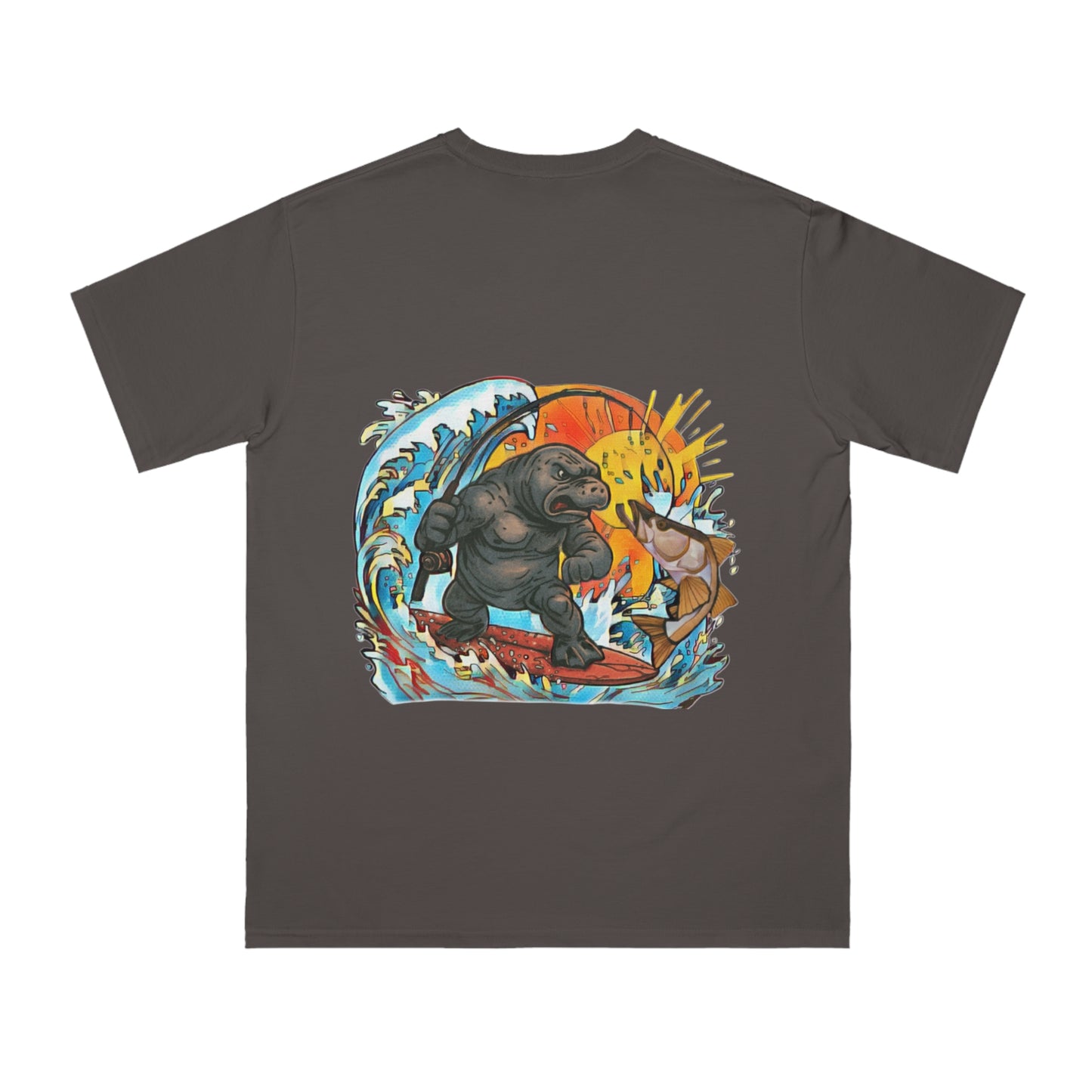 Surf Adventure Organic T-Shirt | Beach Vibes, Unisex Apparel, Summer Wear, Gift for Surfers, Casual Streetwear