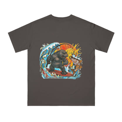 Surf Adventure Organic T-Shirt | Beach Vibes, Unisex Apparel, Summer Wear, Gift for Surfers, Casual Streetwear