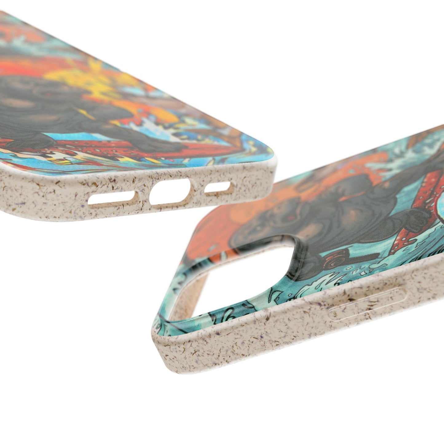 Eco-Friendly Phone Cases with Surfing Manatee Design, Biodegradable Phone Case, Ocean Lover Gift, Marine Life Accessories, Sustainable [...]