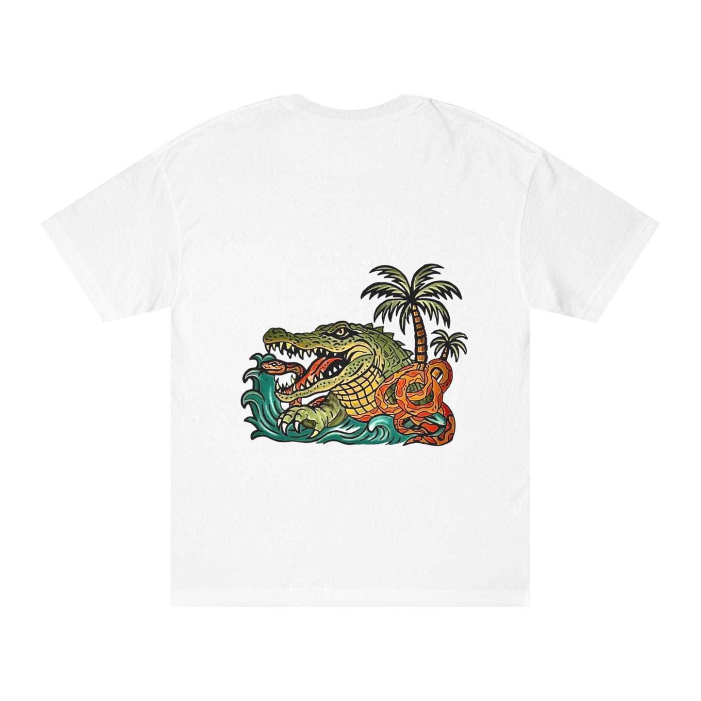 Save the Glades Alligator Tee — Retro Florida Swamp Graphic Shirt