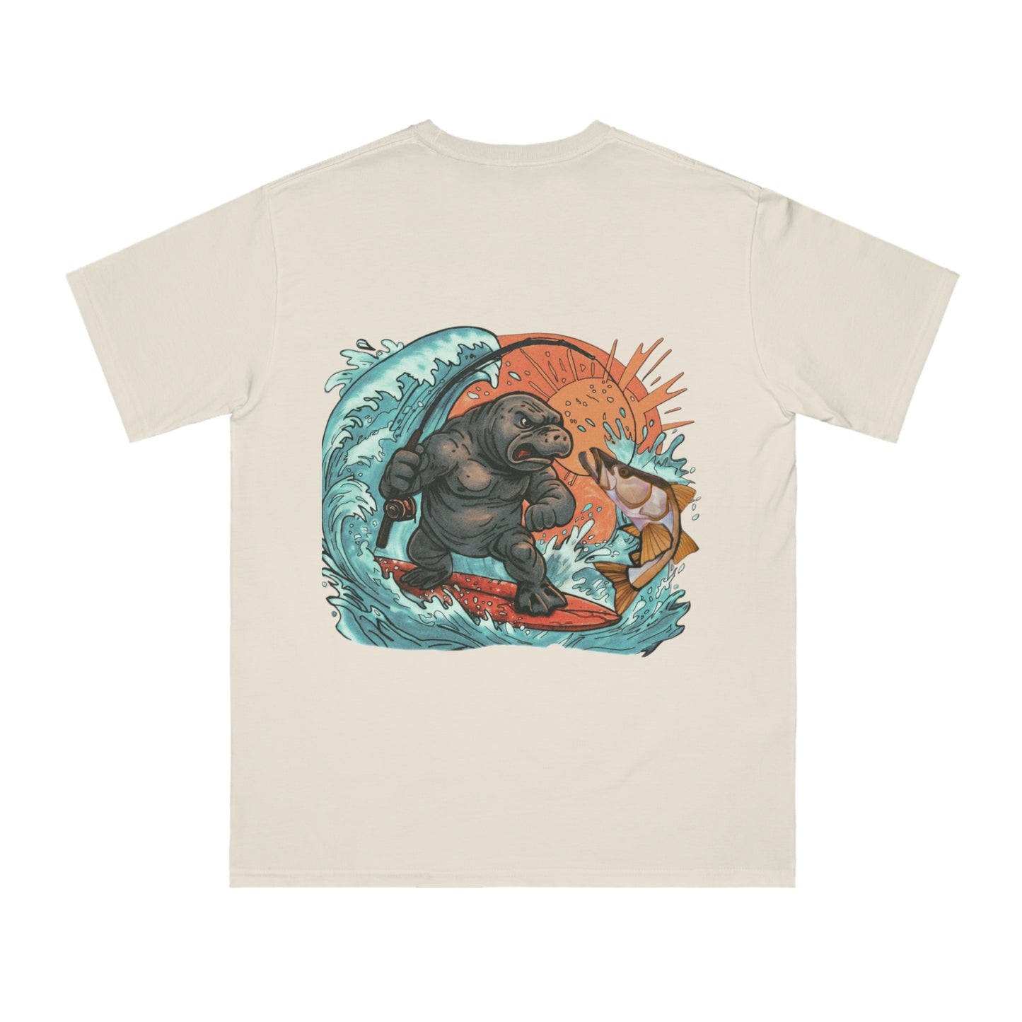 Surf-Inspired Organic T-Shirt for Adventure Lovers | Unisex Tee, Summer Apparel, Beachwear, Gift for Surfers, Trendy Graphic Shirt