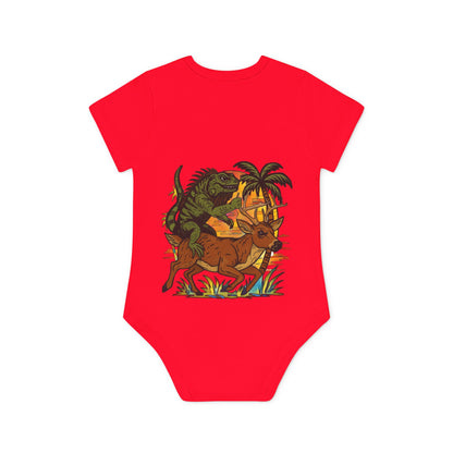 Adventure Baby Bodysuit, 100% Organic Cotton Infant Tee, Toddler Gift, Unique Baby Outfit, Baby Shower Gift, Fun Dino Clothing