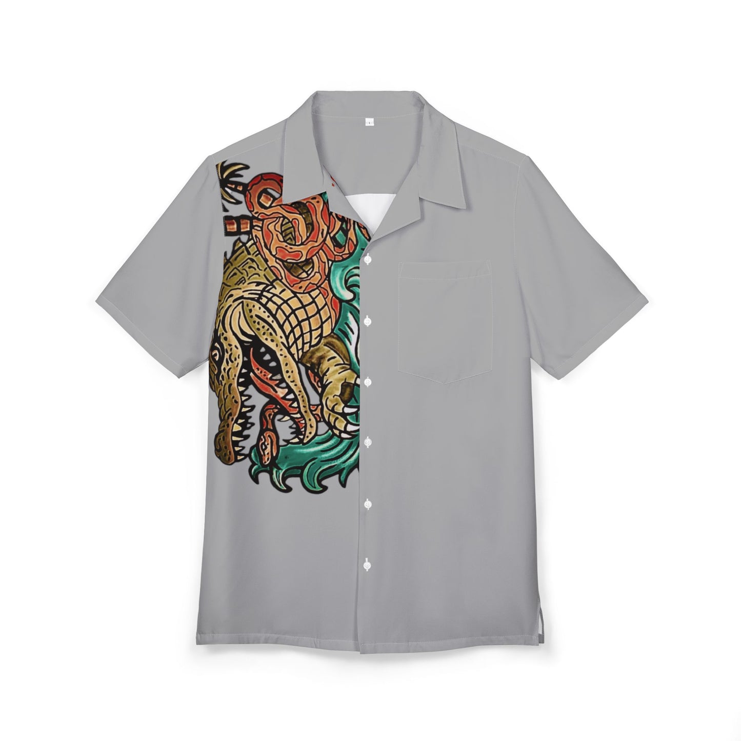 Colorful Hawaiian Button-Down Shirt for Men & Women, Beachwear, Vacation Outfit, Summer Shirt, Casual Luau Style