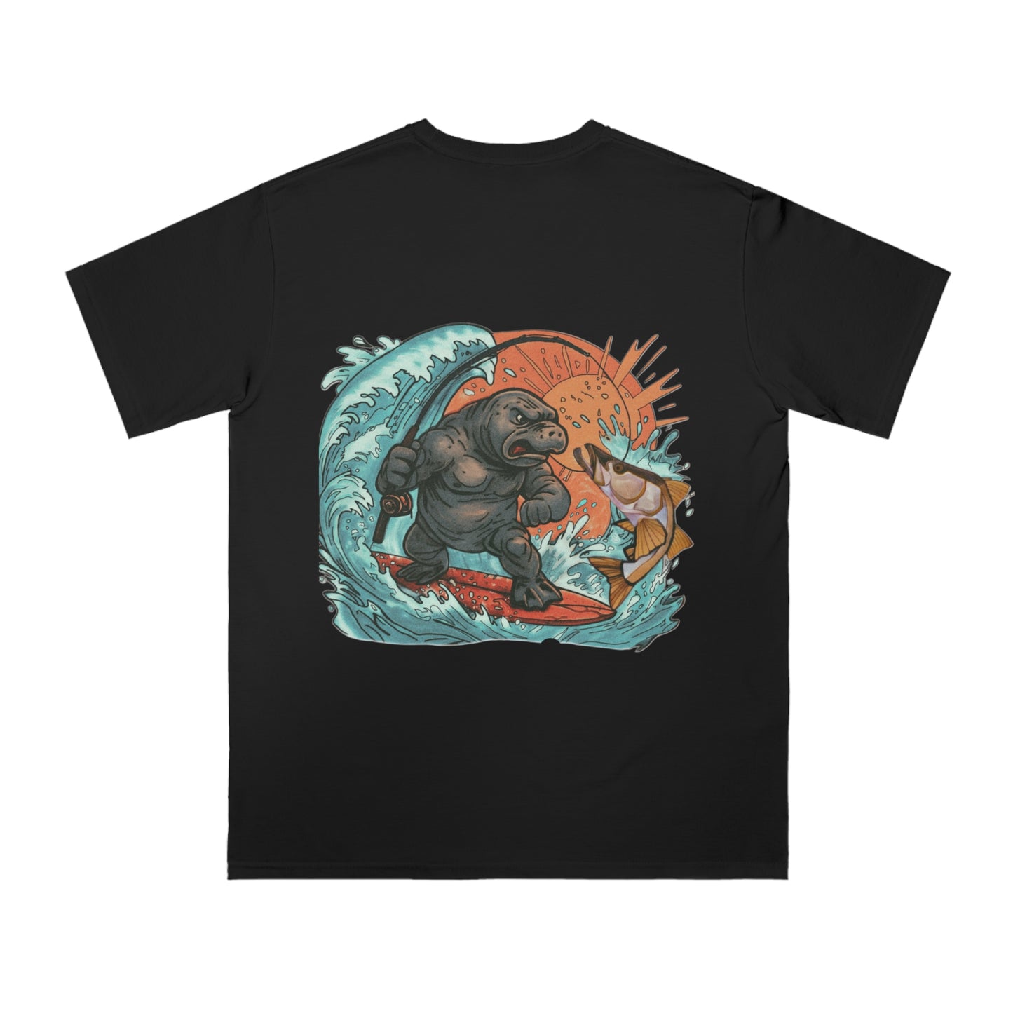 Surf-Inspired Organic T-Shirt for Adventure Lovers | Unisex Tee, Summer Apparel, Beachwear, Gift for Surfers, Trendy Graphic Shirt