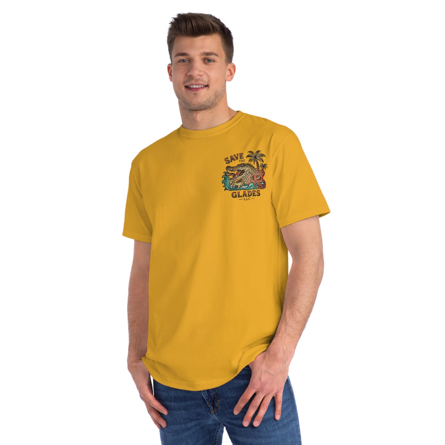 Eco-Friendly Organic Cotton T Shirt, IGUANA BUCK