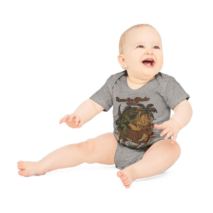 Adventure Baby Bodysuit, 100% Organic Cotton Infant Tee, Toddler Gift, Unique Baby Outfit, Baby Shower Gift, Fun Dino Clothing