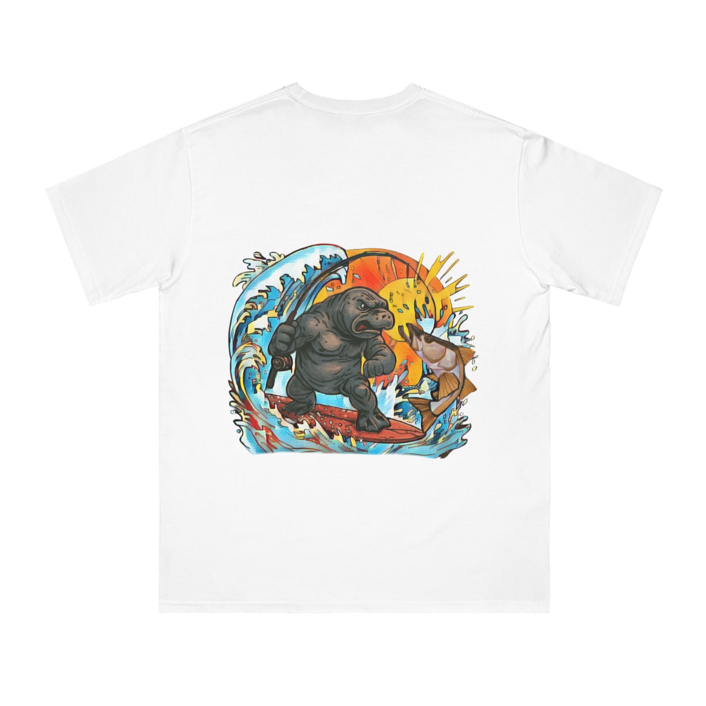 Surf Adventure Organic T-Shirt | Beach Vibes, Unisex Apparel, Summer Wear, Gift for Surfers, Casual Streetwear