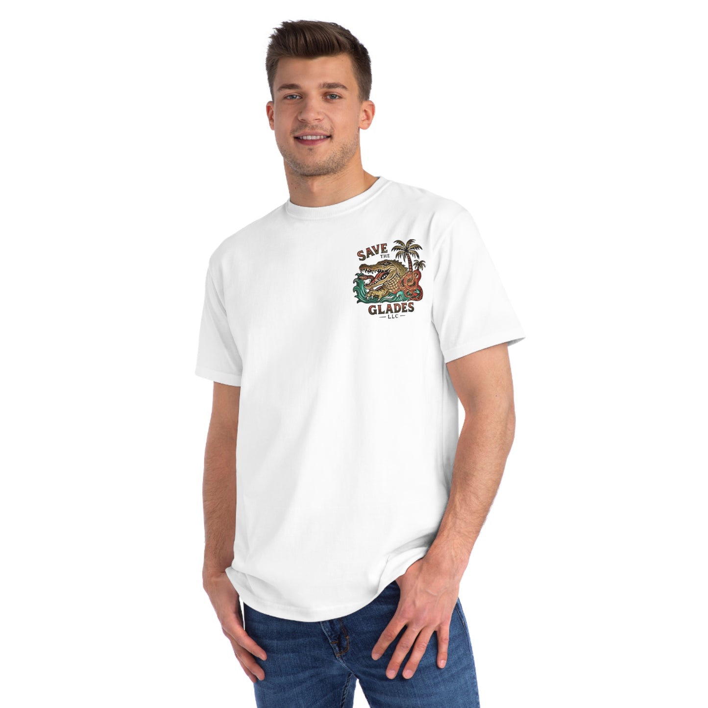 Eco-Friendly Organic Cotton T Shirt, IGUANA BUCK