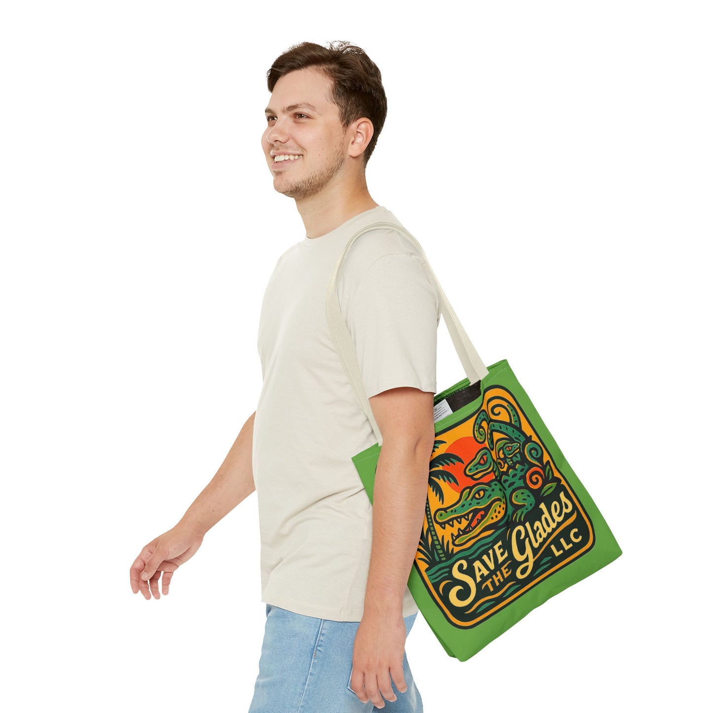 Tote Bag for Nature Lovers, Trendy Shopping Bag, Reusable Beach Bag