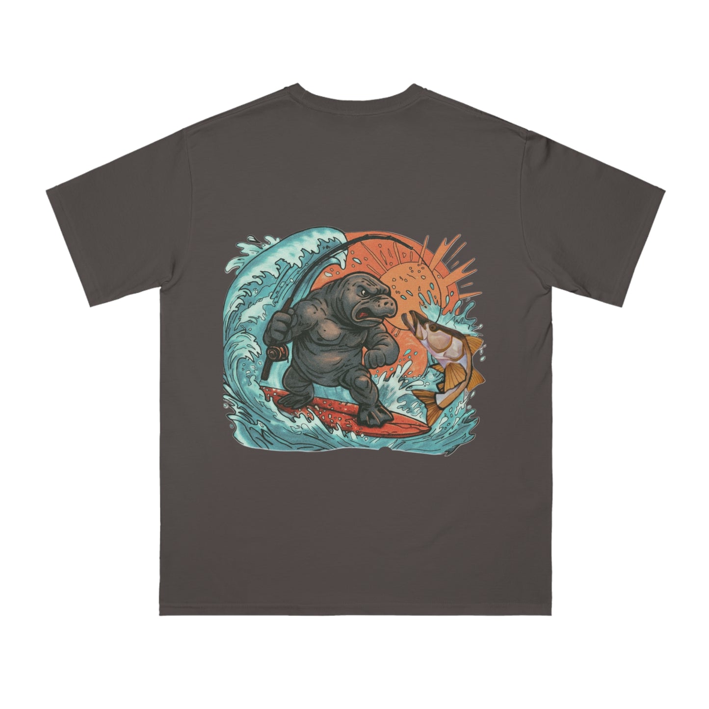 Surf-Inspired Organic T-Shirt for Adventure Lovers | Unisex Tee, Summer Apparel, Beachwear, Gift for Surfers, Trendy Graphic Shirt