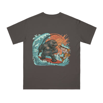 Surf-Inspired Organic T-Shirt for Adventure Lovers | Unisex Tee, Summer Apparel, Beachwear, Gift for Surfers, Trendy Graphic Shirt