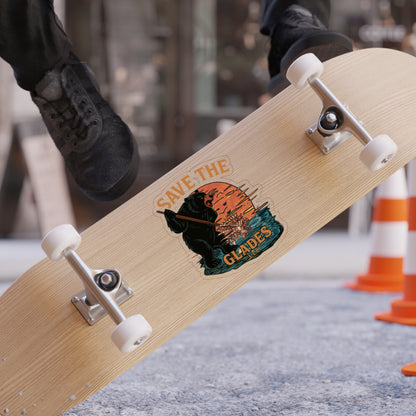 Die-Cut Outdoor Sticker - Save the Glades Bear Design, Eco-Friendly, Adventure Decor, Nature Lover Gift, Car Window Sticker, Outdoor [...]