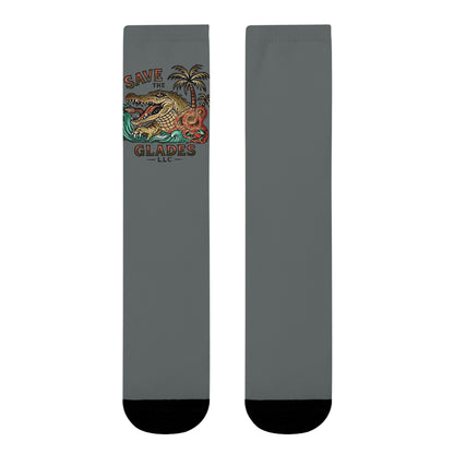 Sublimation Crew Socks - Fun Gifts for Nature Lovers, Wildlife Enthusiasts, Casual Wear, Unique Accessory, Personalized Sock Designs