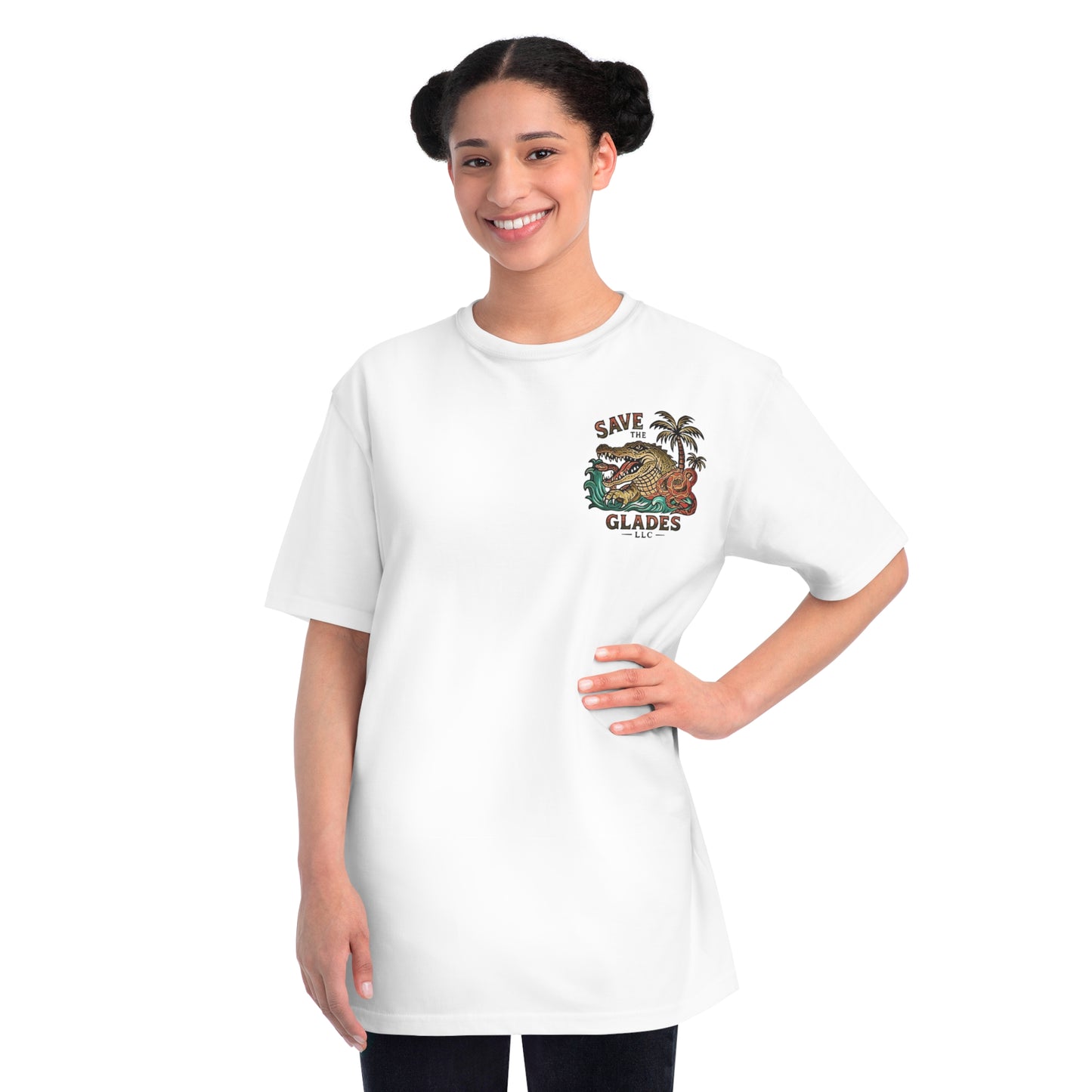 Eco-Friendly Organic Cotton T Shirt, IGUANA BUCK