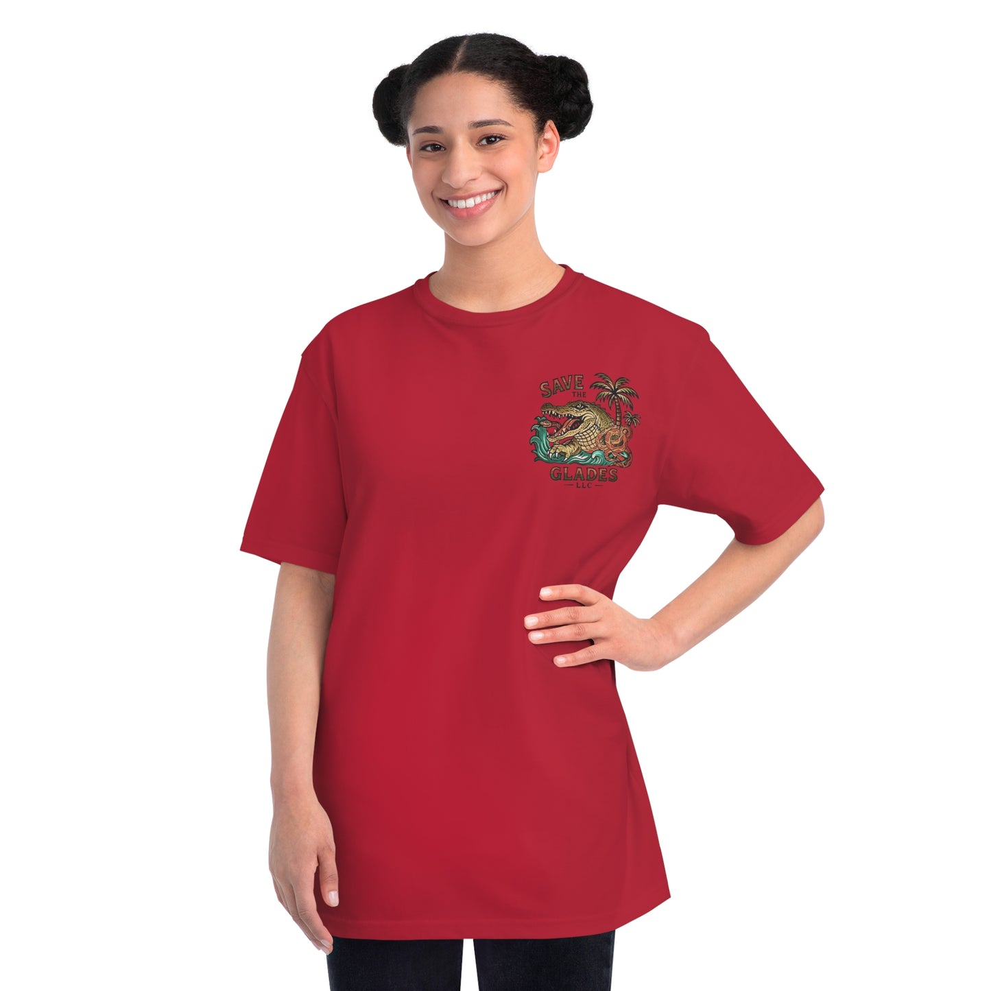 Eco-Friendly Organic Cotton T Shirt, IGUANA BUCK