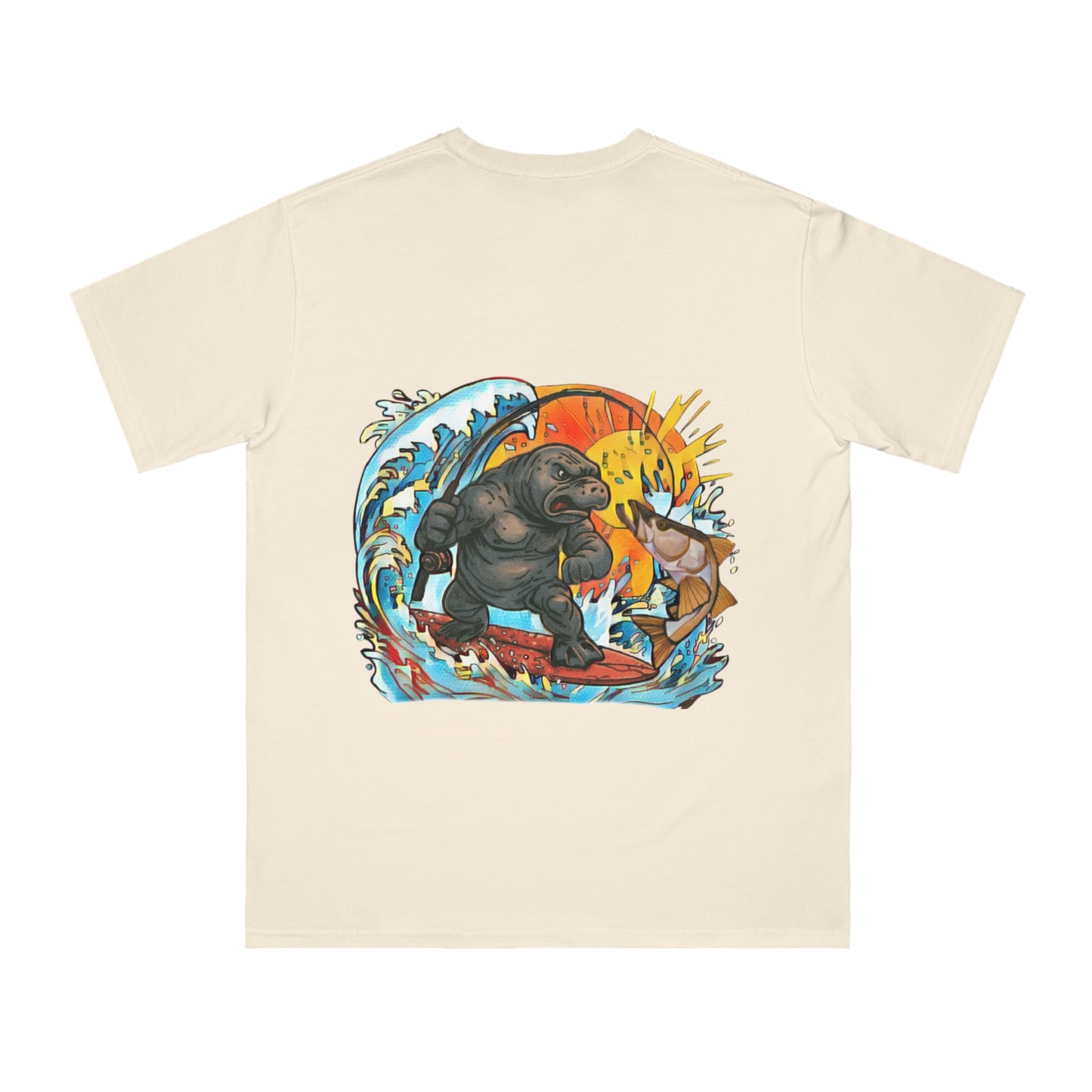 Surf Adventure Organic T-Shirt | Beach Vibes, Unisex Apparel, Summer Wear, Gift for Surfers, Casual Streetwear