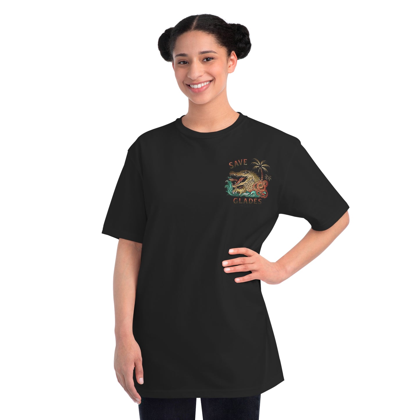 Eco-Friendly Organic Cotton T Shirt, IGUANA BUCK