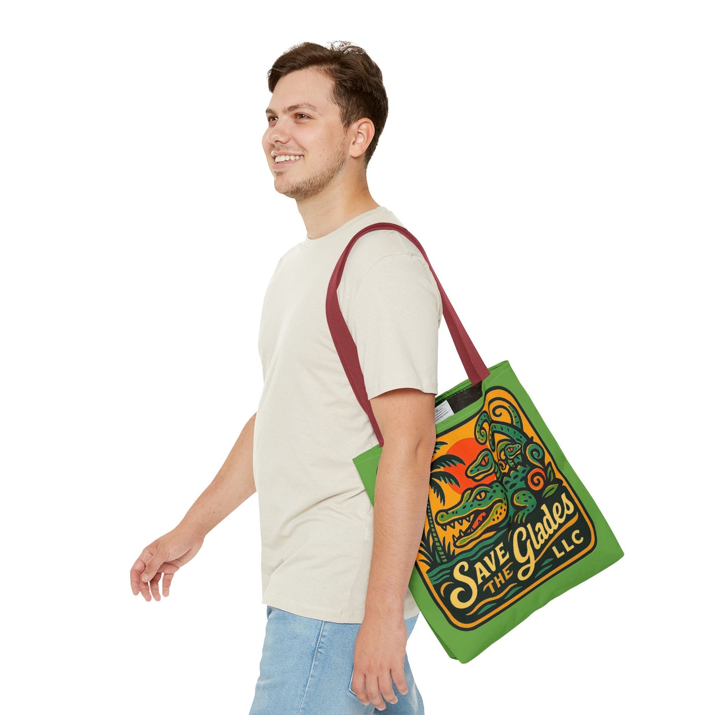 Tote Bag for Nature Lovers, Trendy Shopping Bag, Reusable Beach Bag