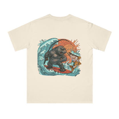 Surf-Inspired Organic T-Shirt for Adventure Lovers | Unisex Tee, Summer Apparel, Beachwear, Gift for Surfers, Trendy Graphic Shirt