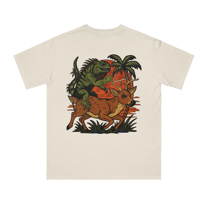 Eco-Friendly Organic Cotton T Shirt, IGUANA BUCK