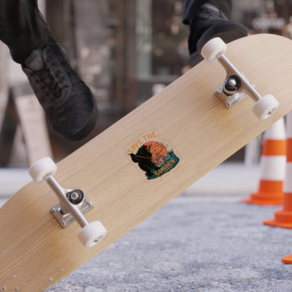 Die-Cut Outdoor Sticker - Save the Glades Bear Design, Eco-Friendly, Adventure Decor, Nature Lover Gift, Car Window Sticker, Outdoor [...]