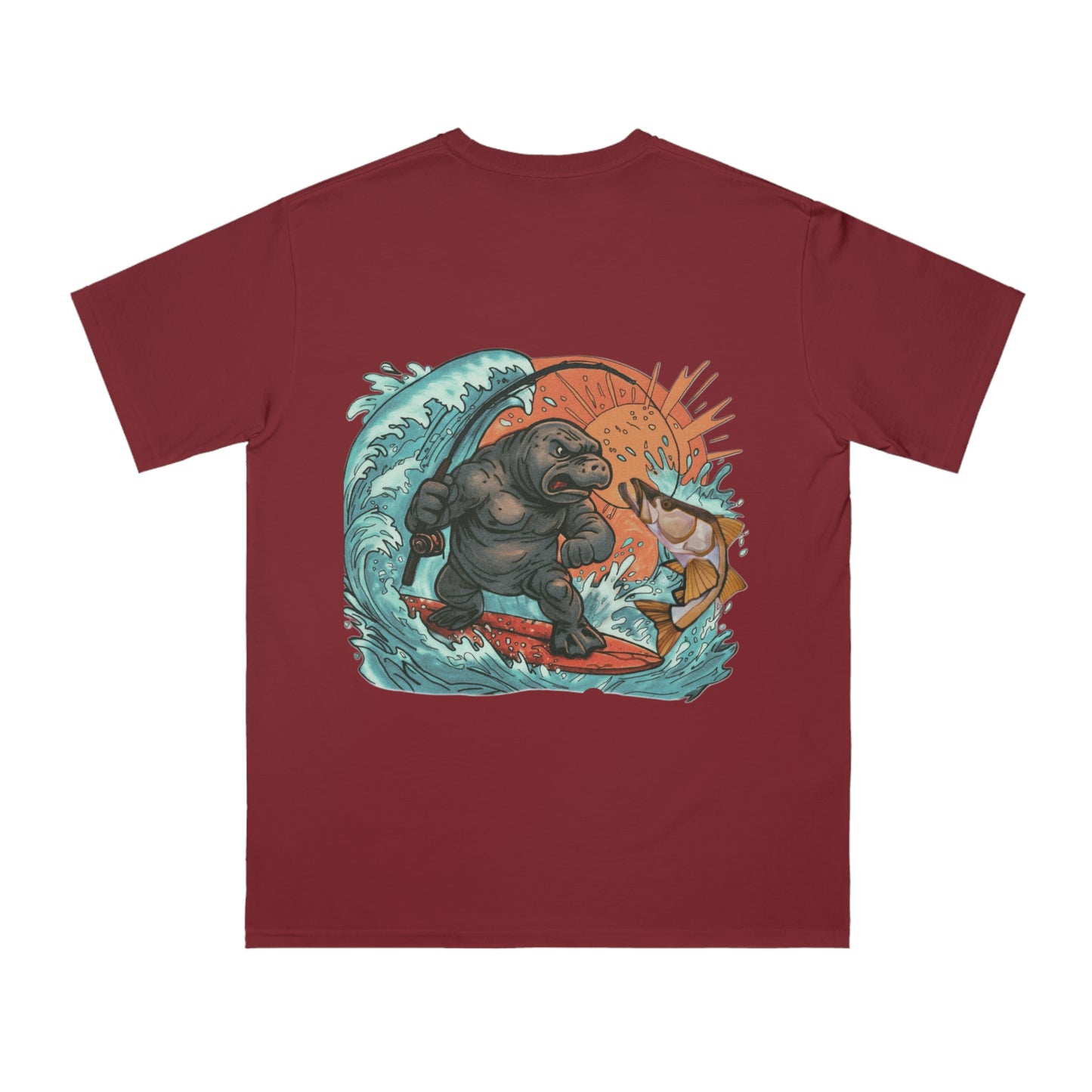 Surf-Inspired Organic T-Shirt for Adventure Lovers | Unisex Tee, Summer Apparel, Beachwear, Gift for Surfers, Trendy Graphic Shirt