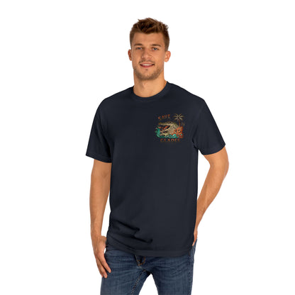 Save the Glades Alligator Tee — Retro Florida Swamp Graphic Shirt