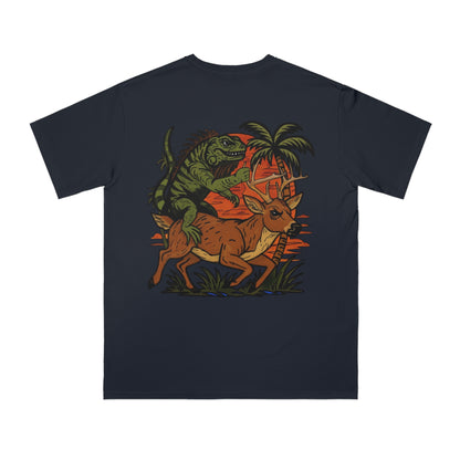 Eco-Friendly Organic Cotton T Shirt, IGUANA BUCK