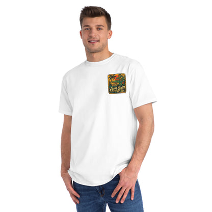 Surf Adventure Organic T-Shirt | Beach Vibes, Unisex Apparel, Summer Wear, Gift for Surfers, Casual Streetwear