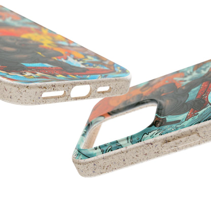 Eco-Friendly Phone Cases with Surfing Manatee Design, Biodegradable Phone Case, Ocean Lover Gift, Marine Life Accessories, Sustainable [...]