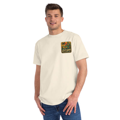 Surf Adventure Organic T-Shirt | Beach Vibes, Unisex Apparel, Summer Wear, Gift for Surfers, Casual Streetwear