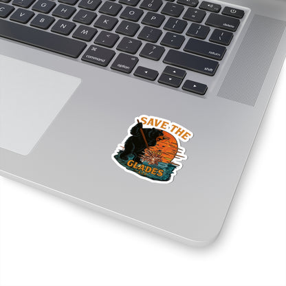 LionBear Save the Glades Stickers, Eco-Friendly Decor, Laptop Stickers, Wildlife Awareness, Nature Lover Gifts, Adventure Accessories