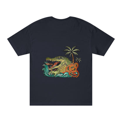 Save the Glades Alligator Tee — Retro Florida Swamp Graphic Shirt