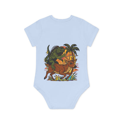 Adventure Baby Bodysuit, 100% Organic Cotton Infant Tee, Toddler Gift, Unique Baby Outfit, Baby Shower Gift, Fun Dino Clothing